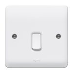 730012 - 20A 1 GANG D.P SWITCH W/NEON - WHITE - LEGRAND