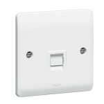 730054 - 1GANG TELEPHONE SOCKET RJ11/12 - WHITE - LEGRAND