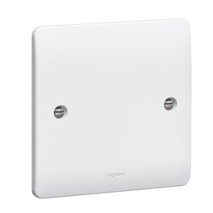 730095 - 1GANG BLANK PLATE 3X3 -WHITE - LEGRAND