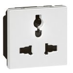 572123 - MULTISTANDARD SOCKET 2M SQ- WHITE
