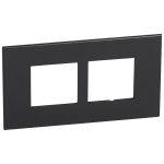 575082 2 GANG 4 MODULE SQUARE PLATE GRAPHITE