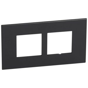 575082 2 GANG 4 MODULE SQUARE PLATE GRAPHITE