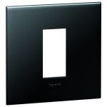 575202 1 GANG 1 MODULE SQUARE PLATE GRAPHITE