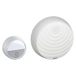 094252 - WIRELESS BELL RANGE APPR. 100 METER WITH REMOTE & 15 RINGTONES IP44 - LEGRAND