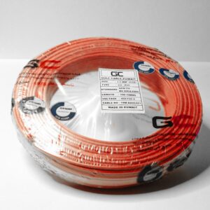 سلك مجدول 1C × 1.5 مم - كابل خليجي 100/يارد - أحمر