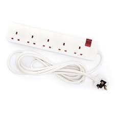 698435 - EXTENSTION 5GANG 5MTR 13A  WITH 1SWITCH AND LAMP - LEGRAND