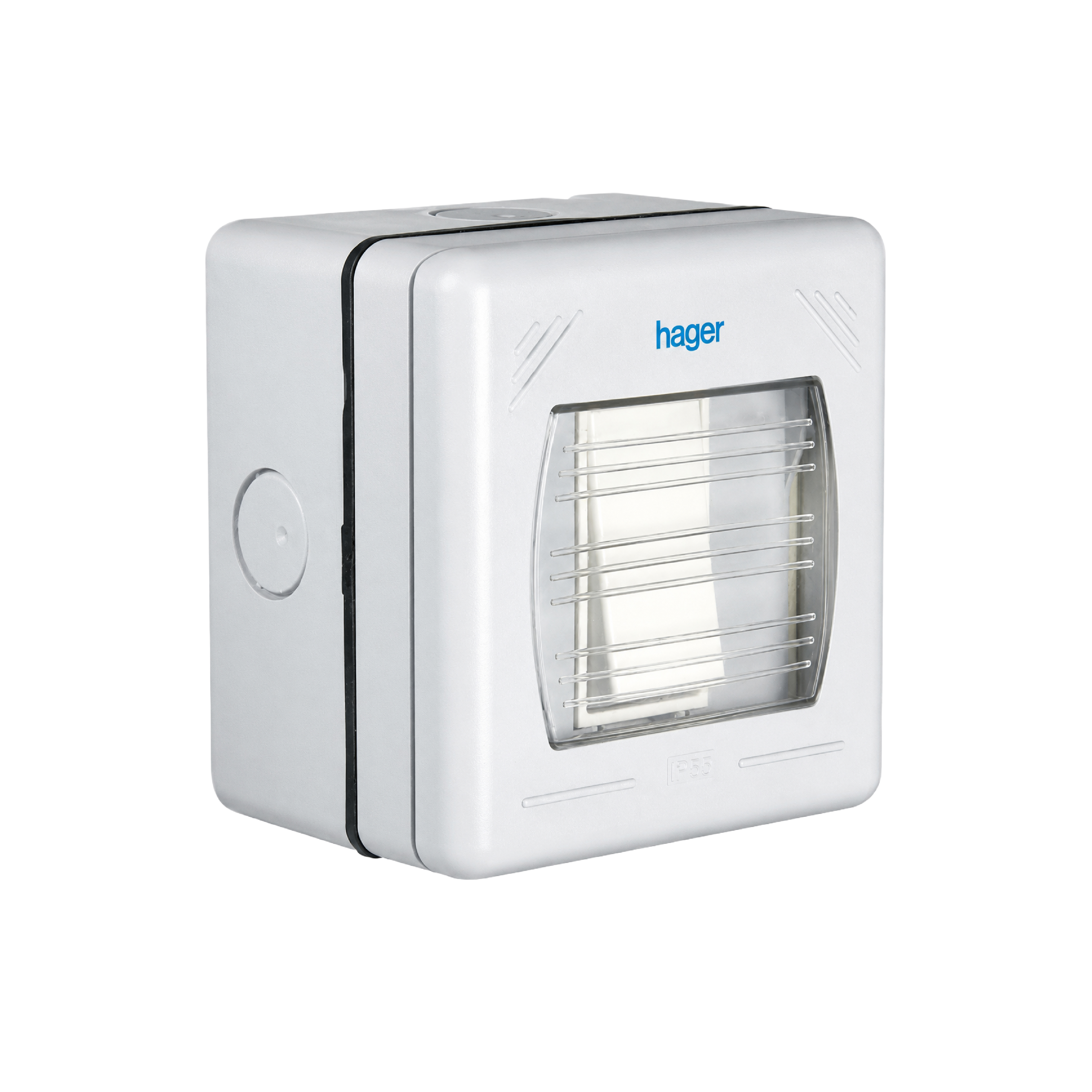 XRW5200- 1GANG D.P. SWITCH 20AX  WATERPROOF IP55 -  HAGER