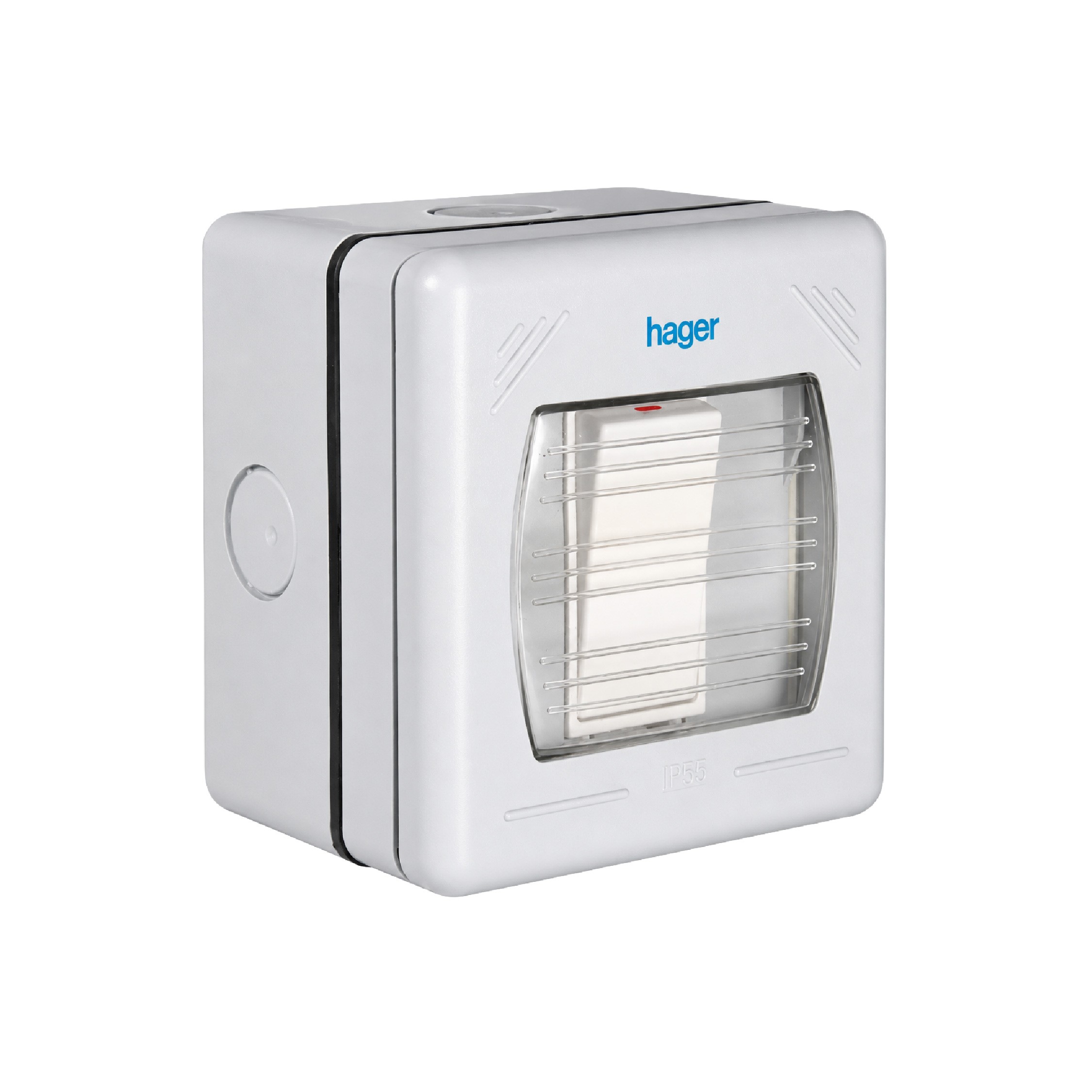 XPW5120 WEATHERPROOF SWITCH 10AX 1G 2W IP55 HAGER