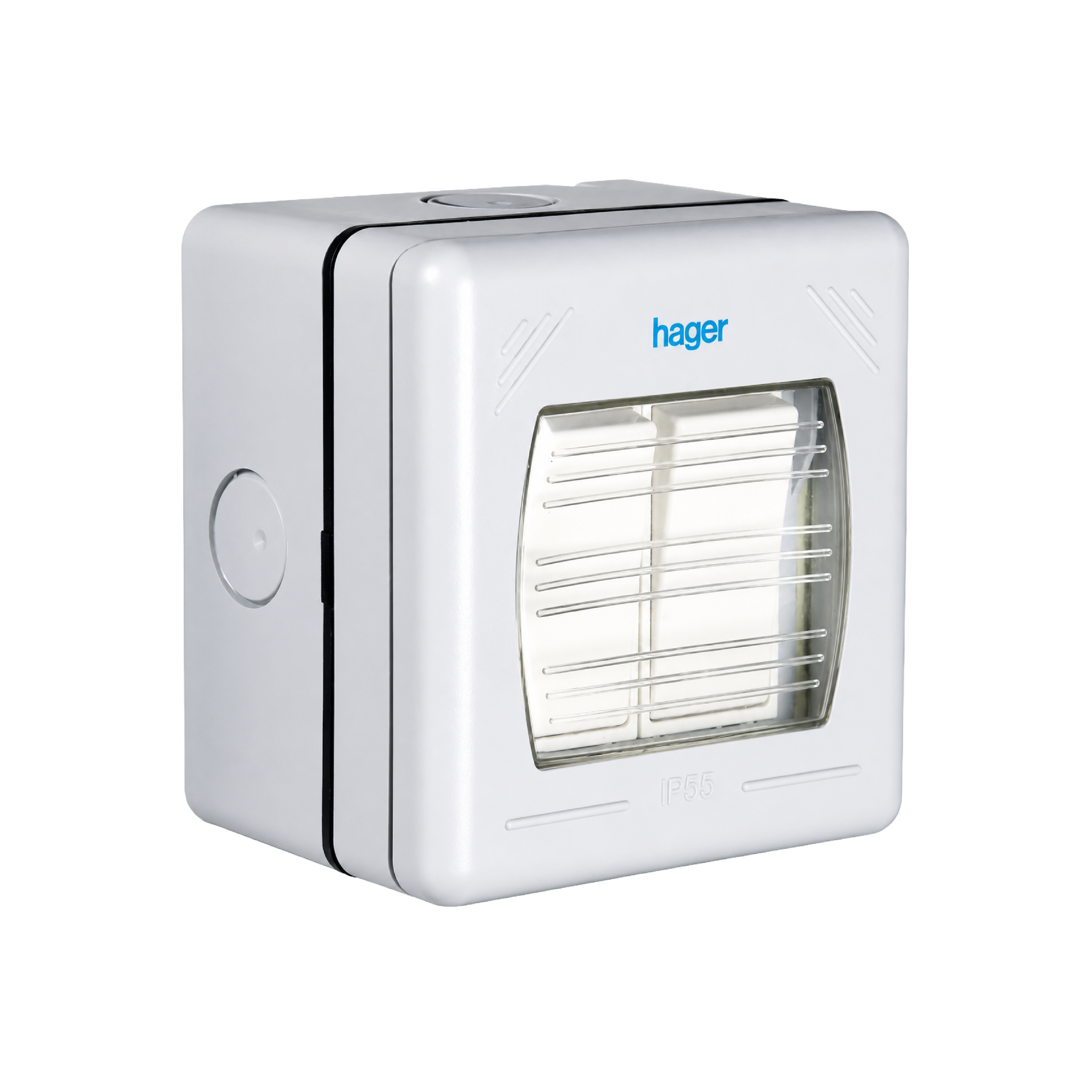 XPW5210 WEATHERPROOF SWICTH 10AX 2G 1W IP55 HAGER
