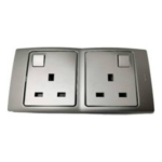 283113 -  BS 13A 2G SP SWITCHED - SILVERM - MALIA