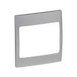 281905 - 1 GANG PLATE -SILVER - MALIA
