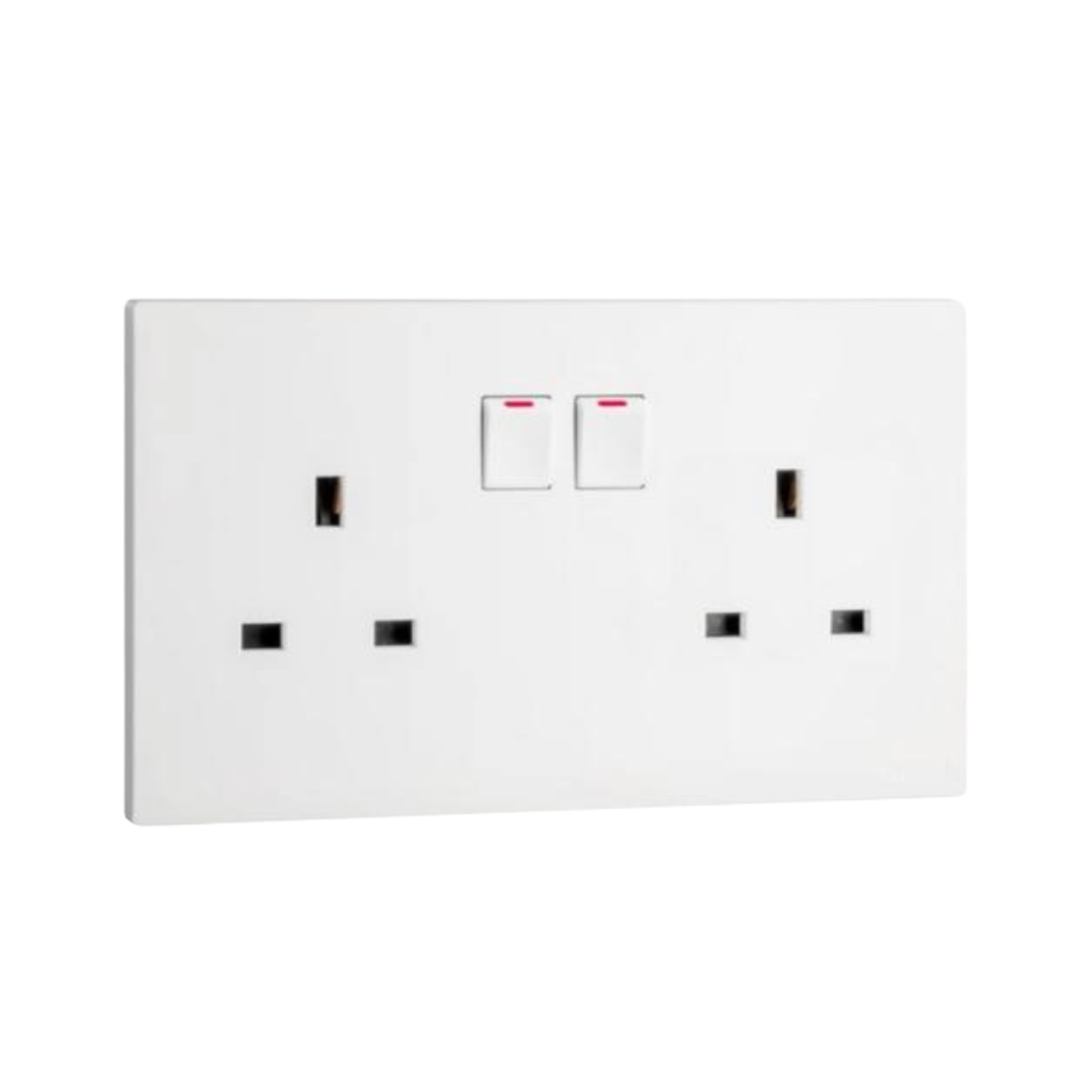 MEC32036WH- 2G BS 13A SP SSO WH - LEGRAND - OBRIA