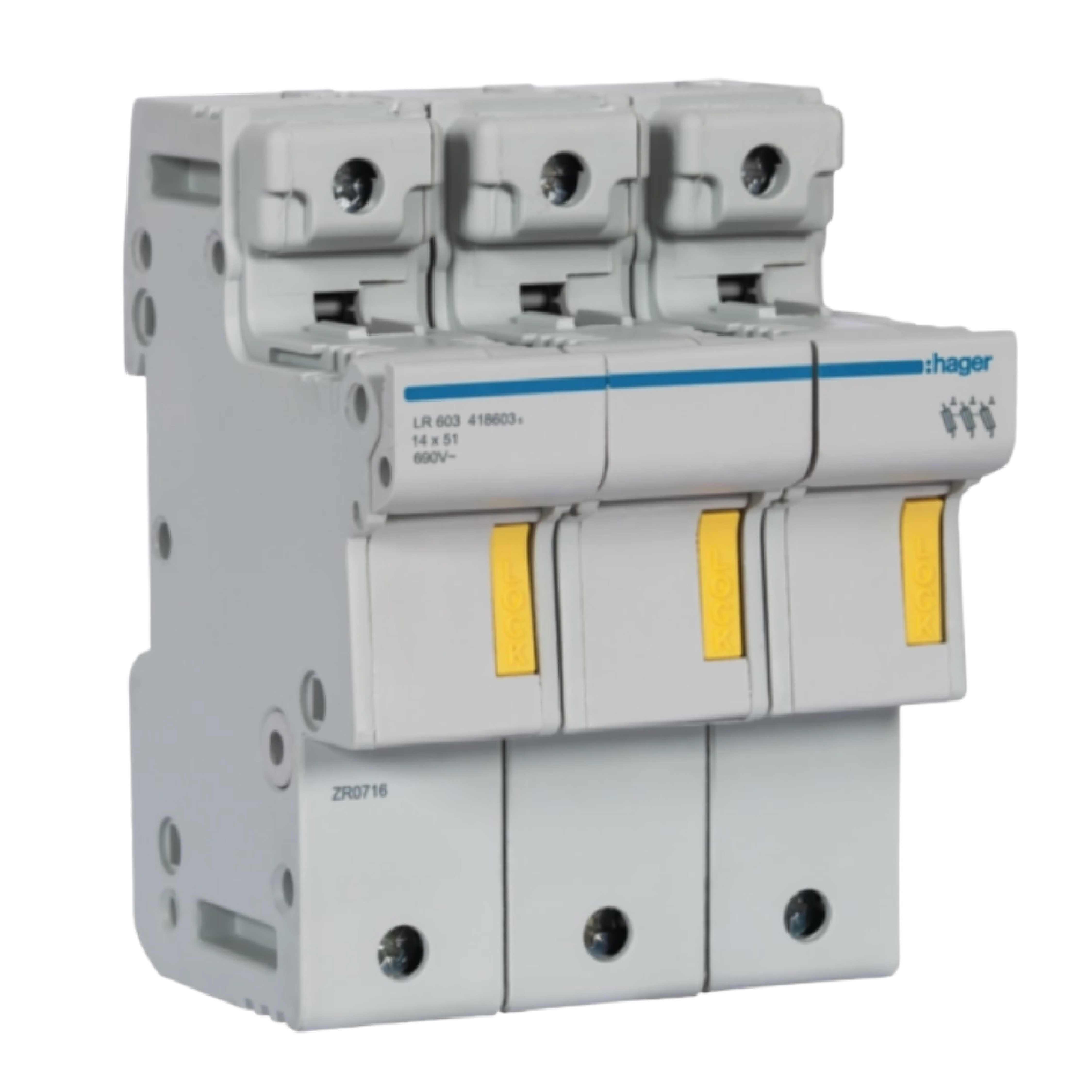 LR603  FUSE CARRIER 14.00 X 51 T.P