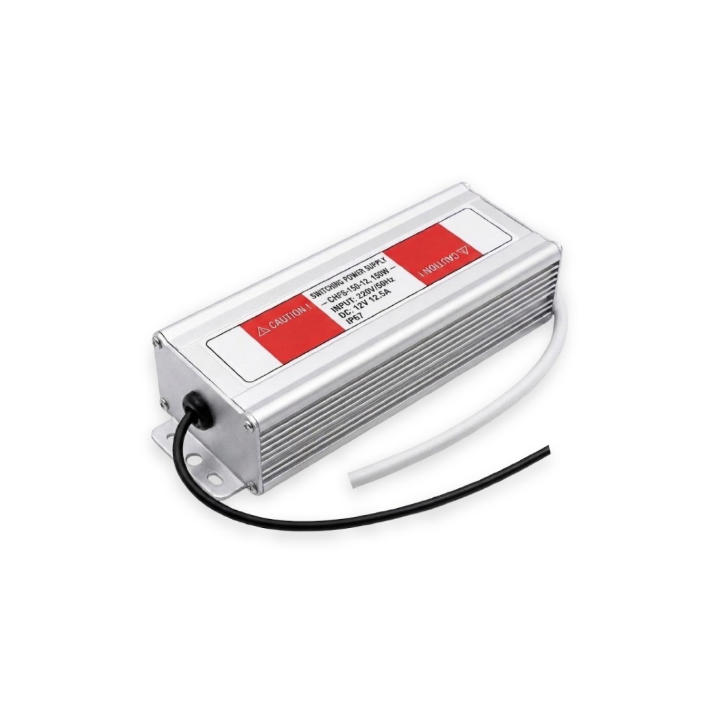 SWITCHING POWER SUPPLY - CHFS-150-12, 150W, INPUT:220V/50Hz, DC: 12V 12.5A, IP67- BAVERIAN
