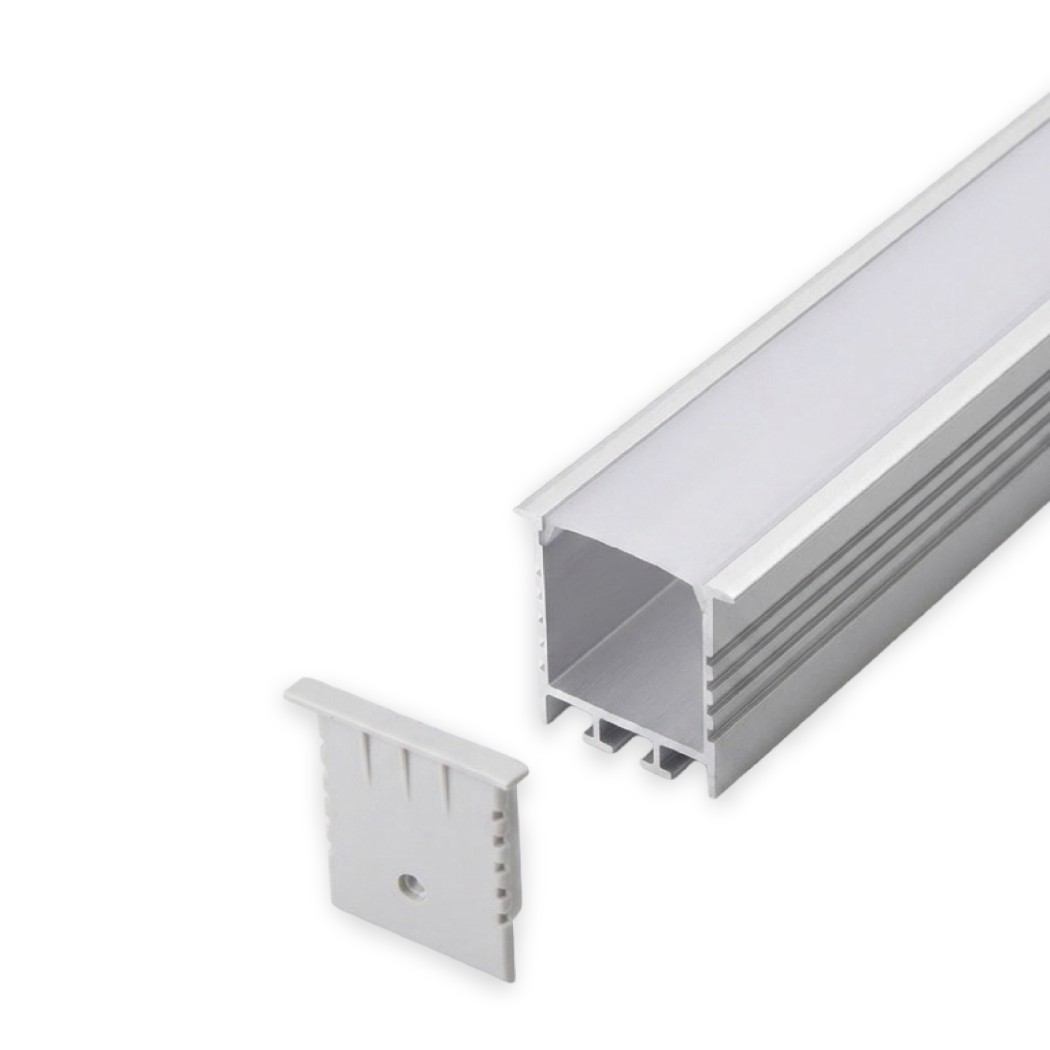 LT-711 1M LENGTH PROFILE+ 1M LENGTH COVER+ 2PCS END CAP+2PCS CLIP
