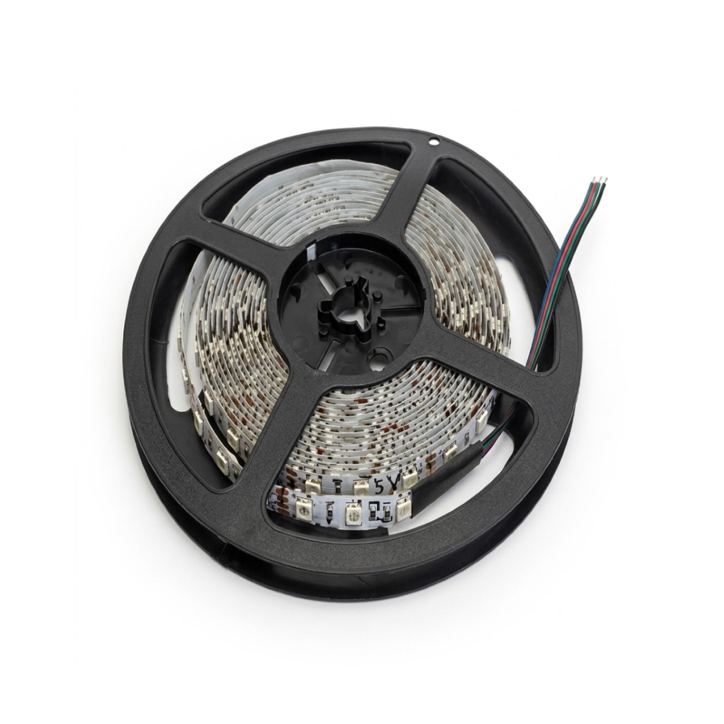 LED STRIP LIGHT -  5050-60L-DC12V-NK-IP20-RGB, 5M/ROLL,14.4W - BAVERIAN