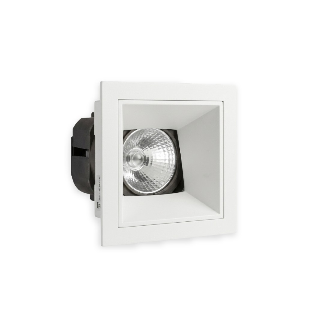 CPZ-JS12 - JS12-12W 2700K WHITE REFLECTOR + WHITE BODY FINISH - CAPRAZZE