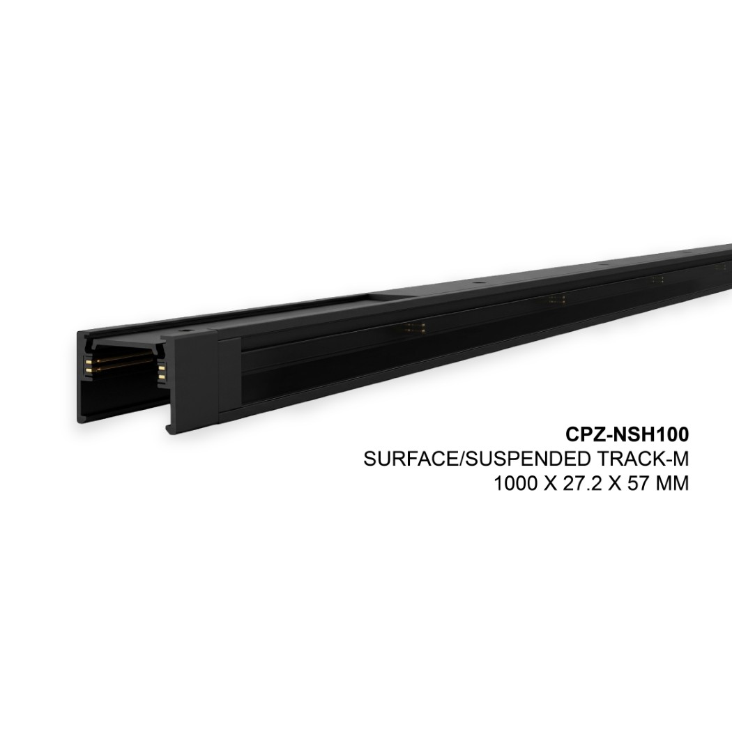 CPZ-NSH100 SURFACE/SUSPENDED TRACK-M 1000 X 27.2 X 57 MM - CAPRAZZE