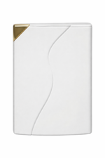 105 WE/GO 240 - BIM DOOR BELL 240 V WHITE/GOLDEN EDGE (MADE IN GERMANY) - KISTENMACHER