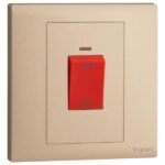MEC21029RG- 1G 1W 45A DP SW RED LED IND RG - LEGRAND - OBRIA