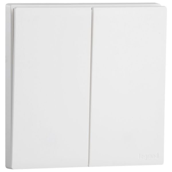 MEC22006WH- 2G 2W 16AX SWITCH WH - LEGRAND - OBRIA