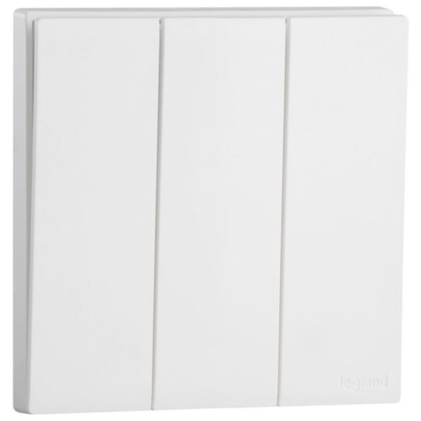 MEC22009WH- 3G 2W 16AX SWITCH WH - LEGRAND - OBRIA