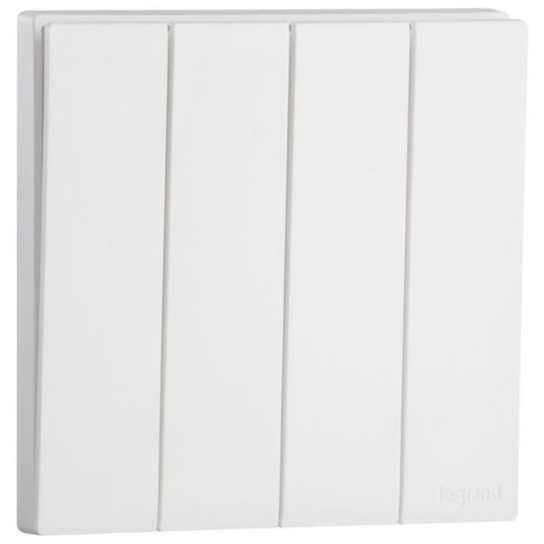 MEC22011WH- 4G 2W 16AX SWITCH WH - LEGRAND - OBRIA
