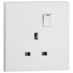MEC32034WH- 1G BS 13A SWITCHED SOCKET WH - LEGRAND- OBRIA