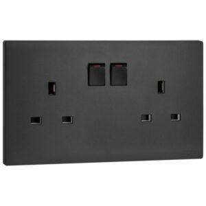 MEC32036BL- 2G BS 13A SP SSO BL - LEGRAND- OBRIA