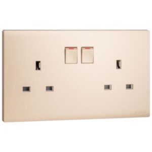 MEC32036RG- 2G BS 13A SP SSO RG - LEGRAND - OBRIA