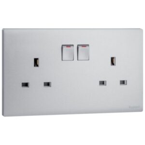 MEC32036SL- 2G BS 13A SP SSO DS - LEGRAND - OBRIA