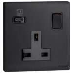 MEC33093BL- 1G BS 13A SP SSO+ USB C 18W BL - LEGRAND - OBRIA