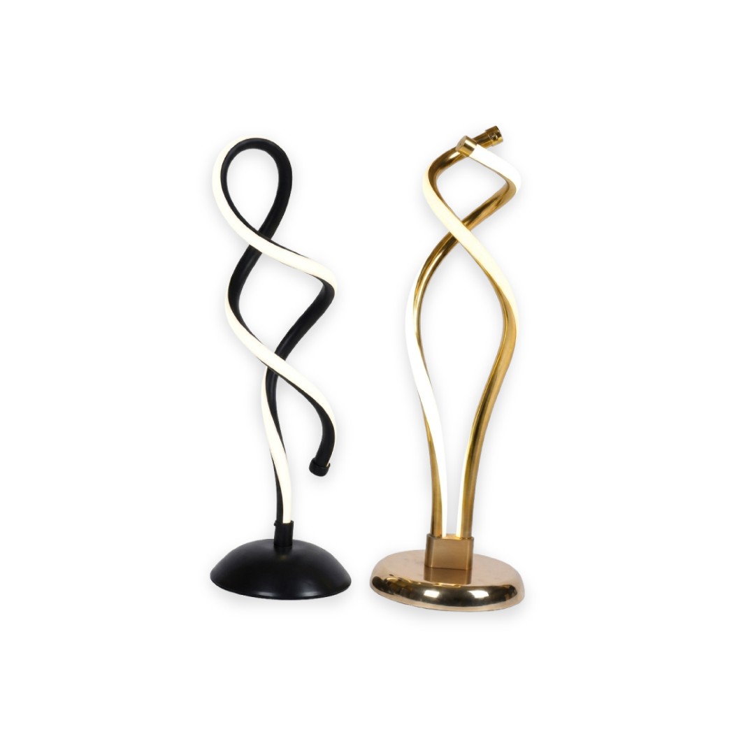 24W IP20 RATED DESIGNED LED TABLE LAMP GOLD COLOR 2700K - BAVERIAN