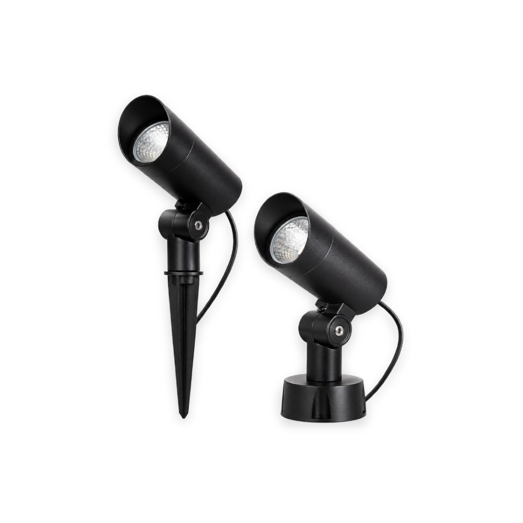 CD-4022-COB 10W IP65 MINI SPIKE LED SANAN SHIP 3000K - CAPRAZZE
