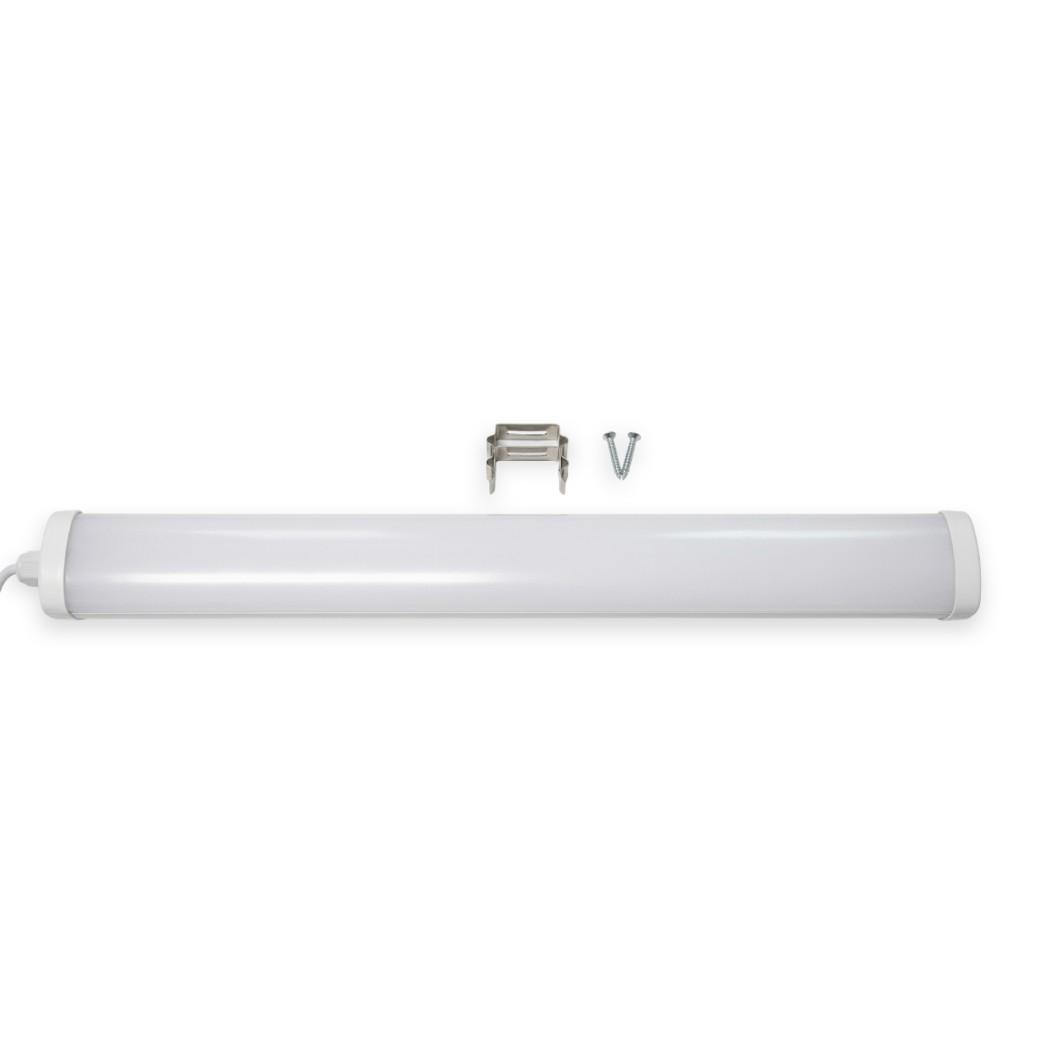 BV306 2FEET 20W LED WATERPROOF LIGHT, DAY LIGHT 6500K-BAVERIAN