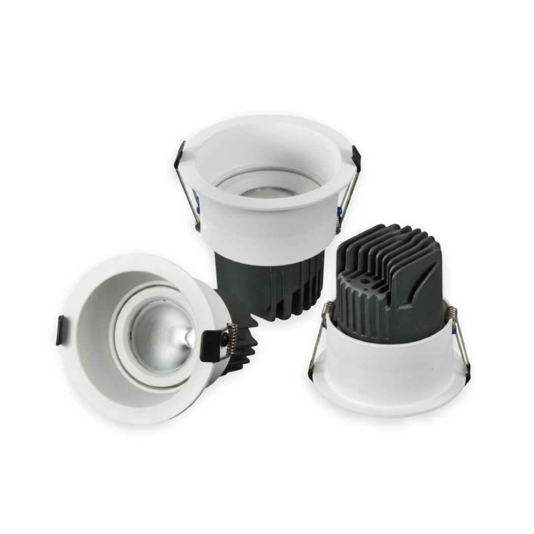CPZ-SPLCOB-GZ07  WHITE - 4000K / 7W / CREE CHIP 1507 / DRIVER LIFUD / IP44 --CAPRAZZE