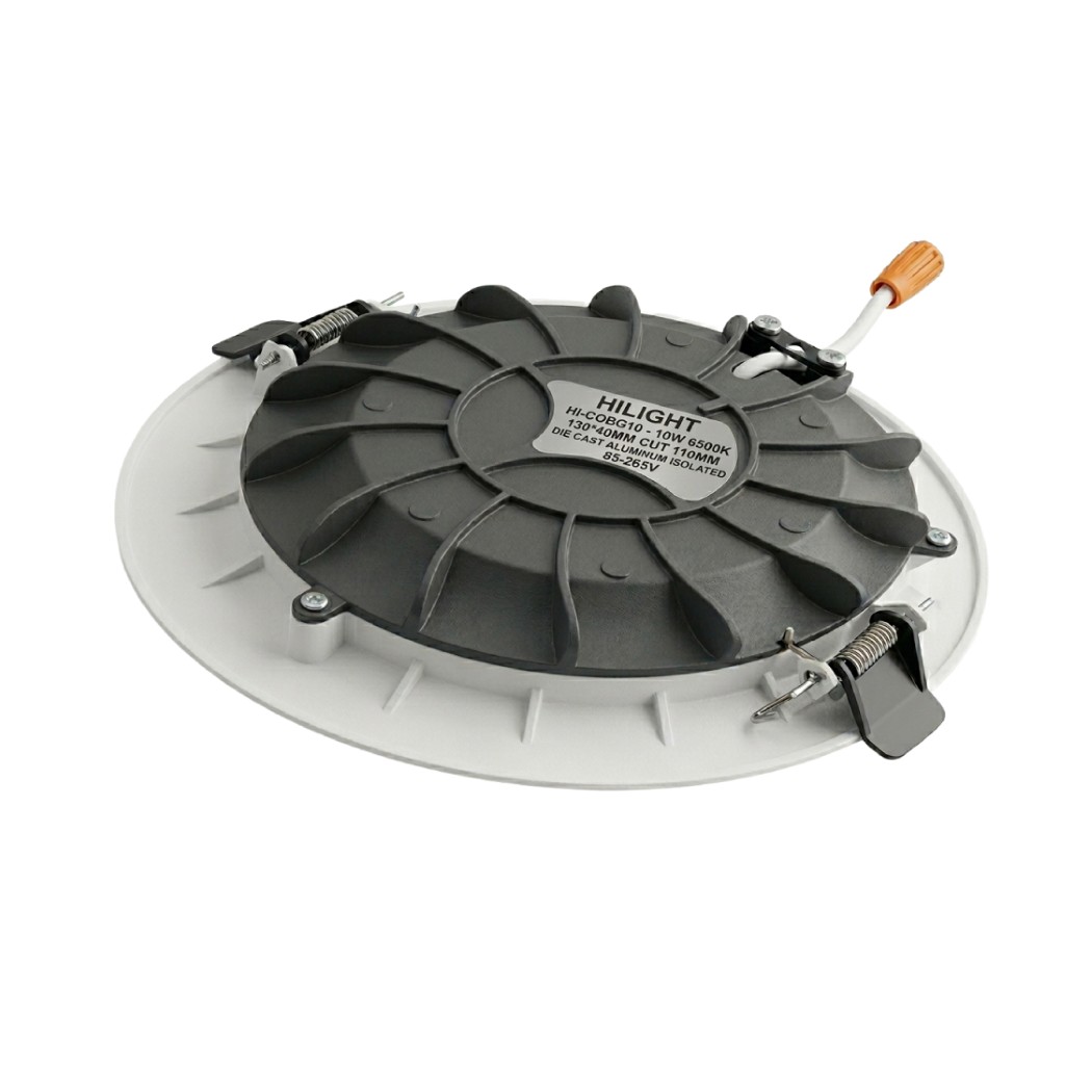 HI-COBG10 - 10W 6500K 130*40MM CUT 110MM DIE CAST ALUMINUM ISOLATED 85-265V - HILIGHT
