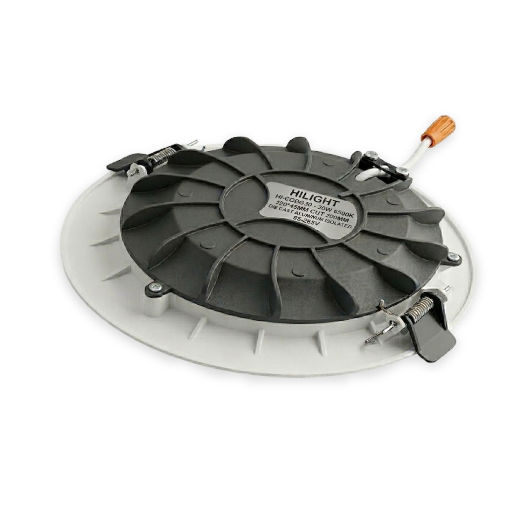 HI-COBG30 - 30W 6500K 220*45MM CUT 200MM DIE CAST ALUMINUM ISOLATED 85-265V - HILIGHT