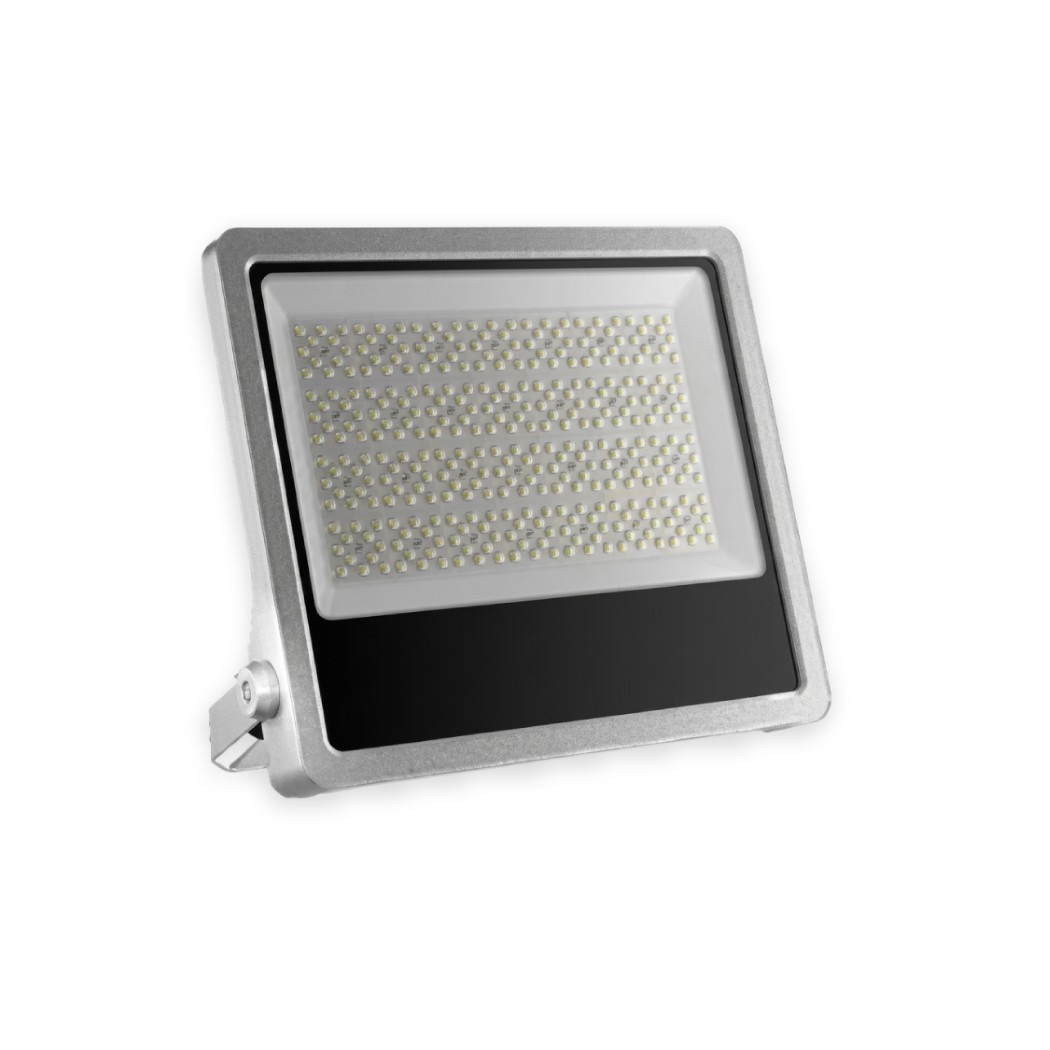 KH-FL-S117-200W-G-SMD 200W FLOOD LIGHT SIZE 416*352*58MM BODY COLOR GREY INPUT:100-265V;IP65 CCT:DARK RED