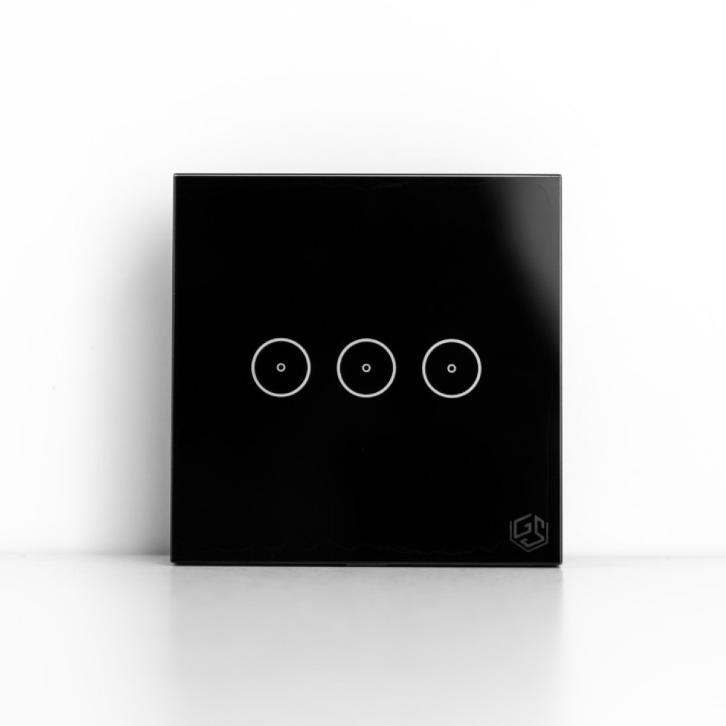 3G WIFI SWITCH WITH NEUTRALPOWER:90V-250VAC SIZE:86*86MM(BLACK)