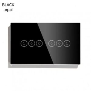 6G WIFI SWITCH WITH NEUTRALPOWER:90V-250VAC SIZE:86*86MM(BLACK)